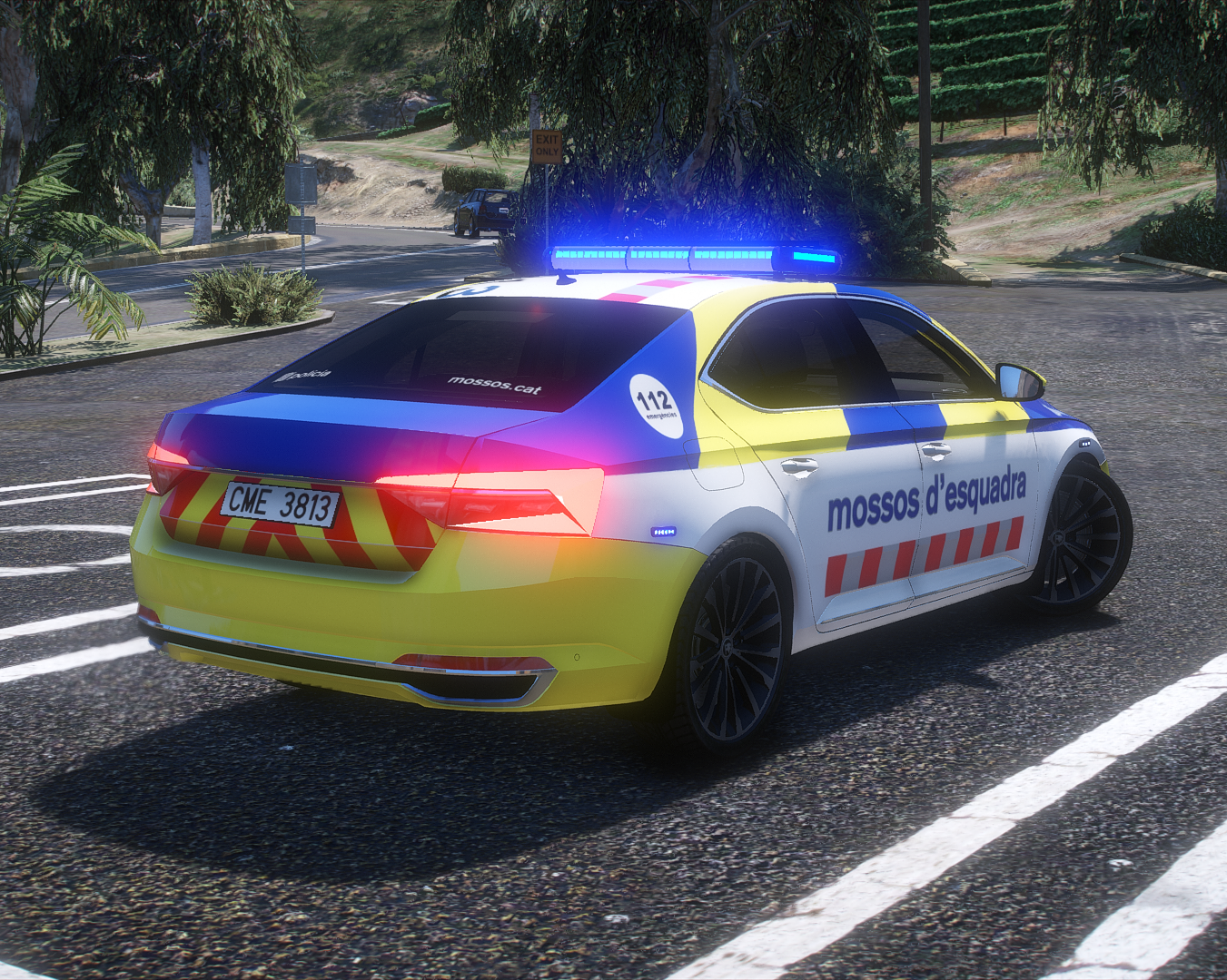 Skoda Superb Mossos d'Esquadra Trànsit