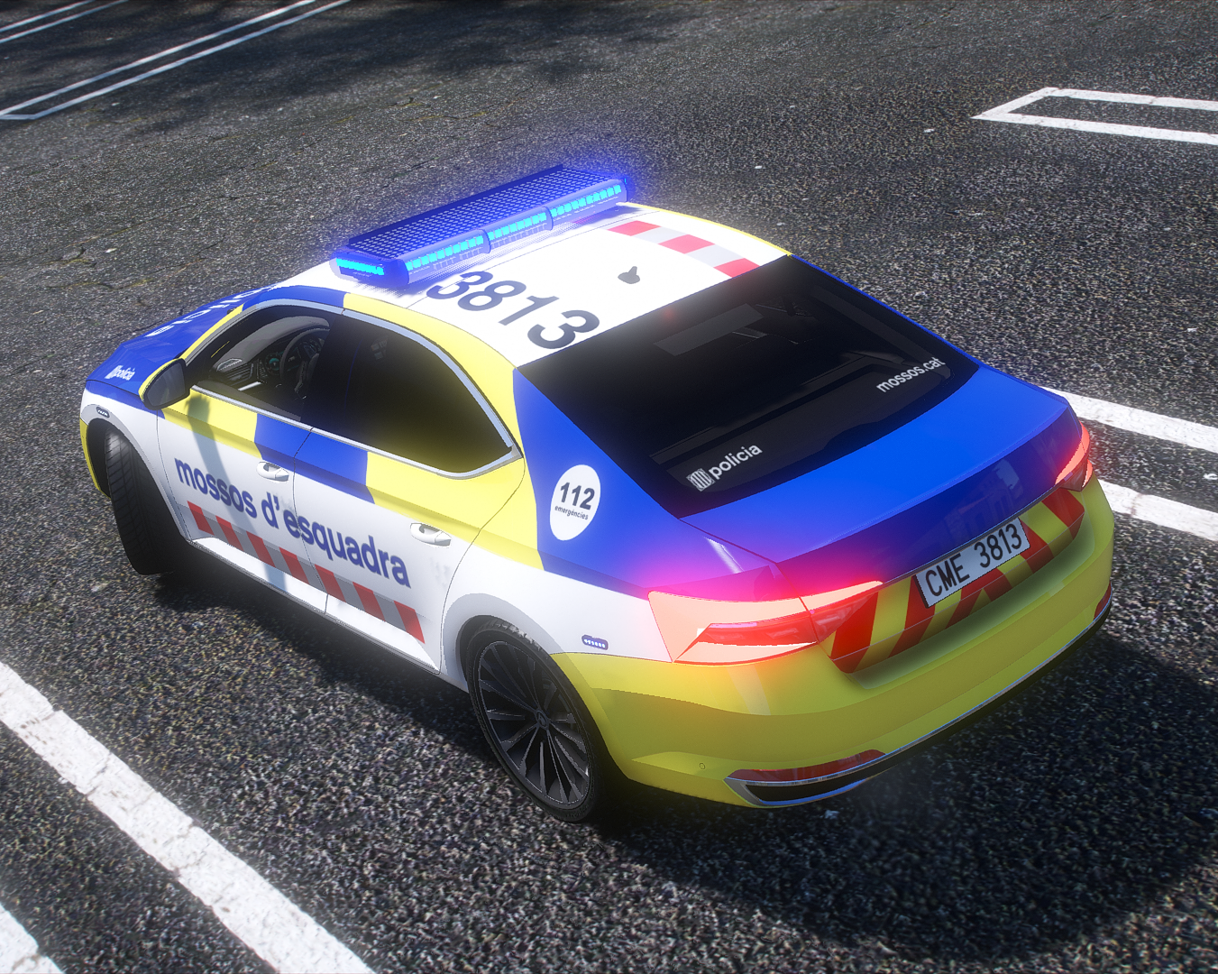 Skoda Superb Mossos d'Esquadra Trànsit