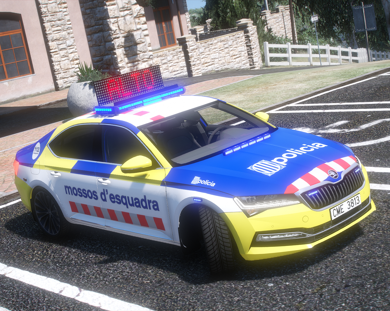 Skoda Superb Mossos d'Esquadra Trànsit