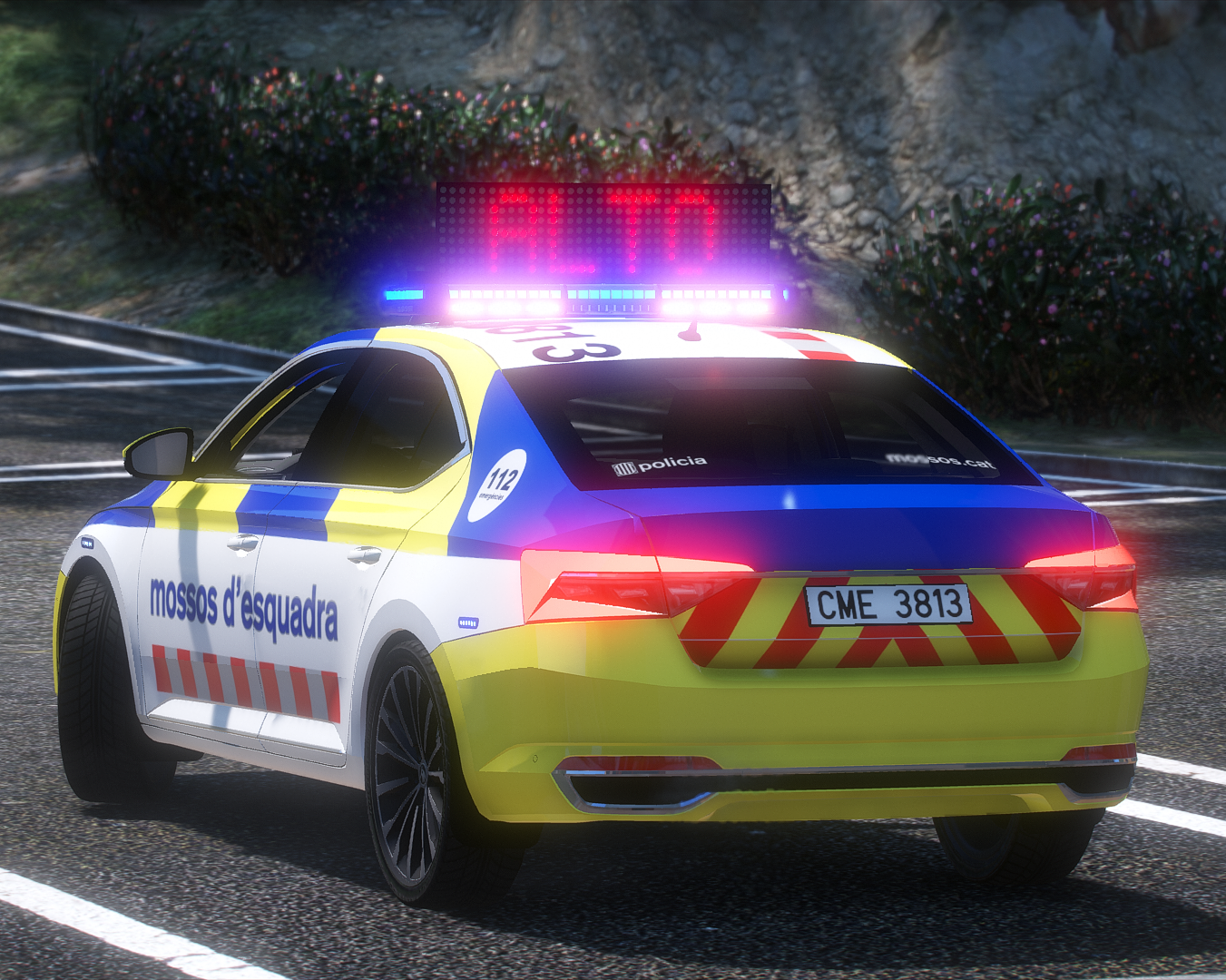 Skoda Superb Mossos d'Esquadra Trànsit