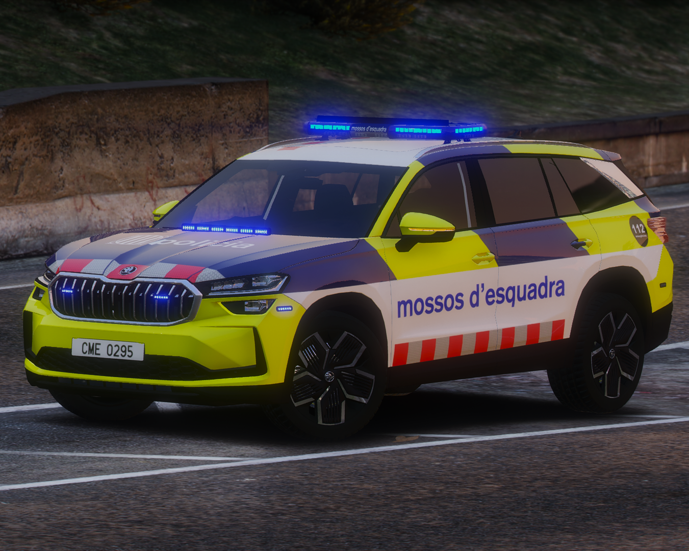 Skoda Kodiaq Mossos d'Esquadra Trànsit