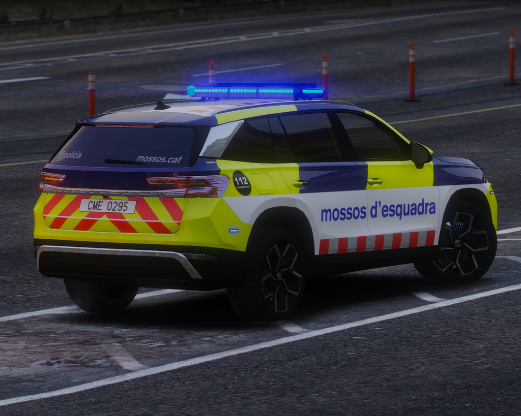 Skoda Kodiaq Mossos d'Esquadra Trànsit
