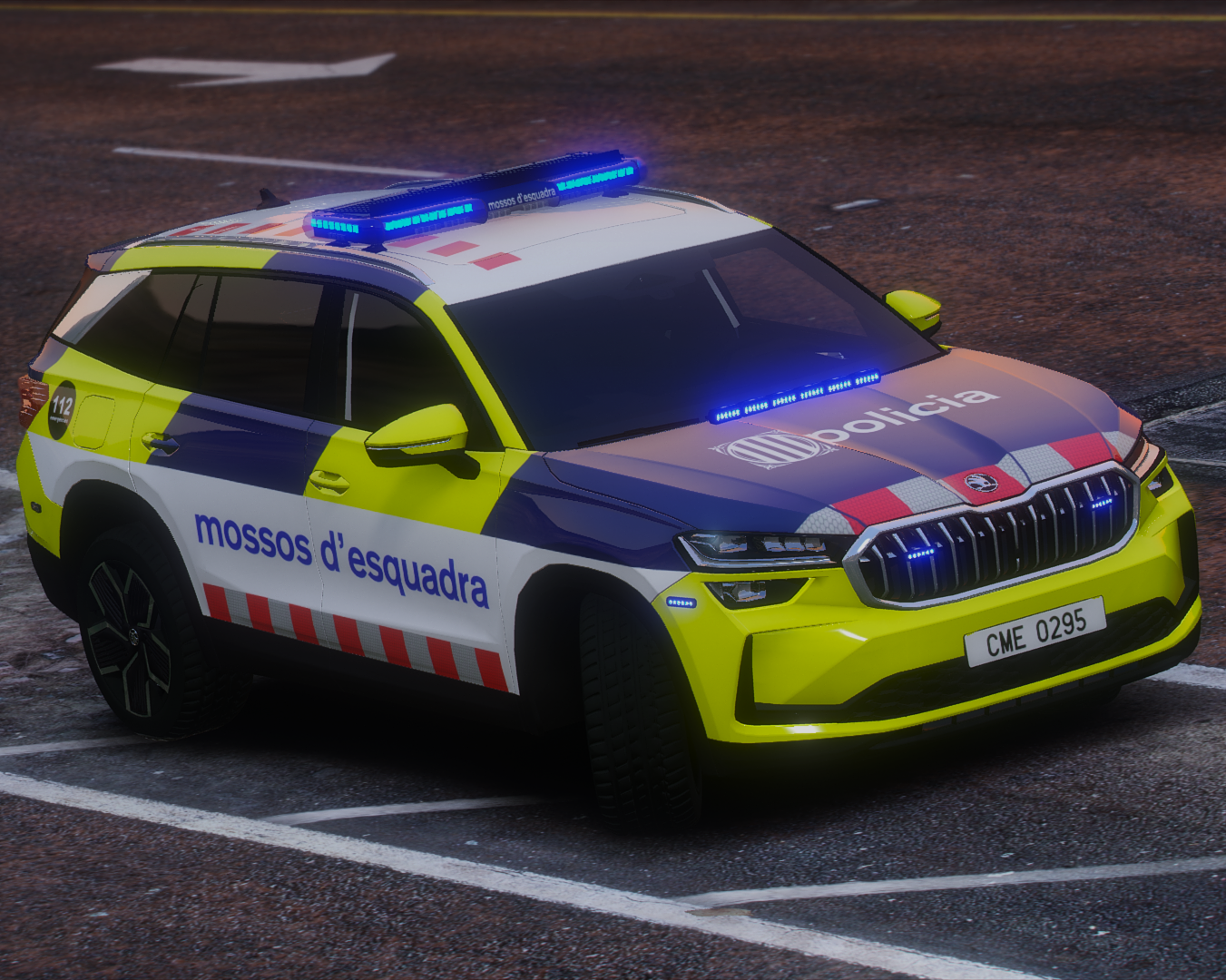 Skoda Kodiaq Mossos d'Esquadra Trànsit