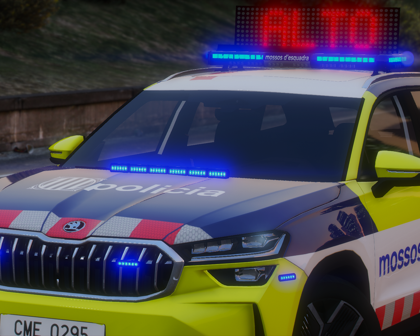 Skoda Kodiaq Mossos d'Esquadra Trànsit