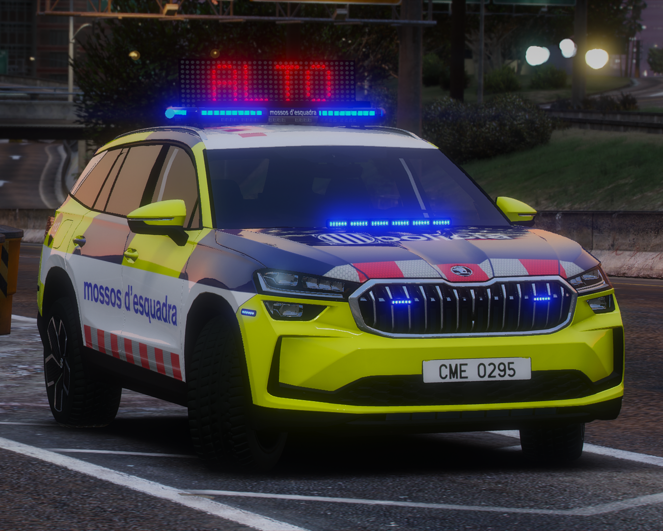 Skoda Kodiaq Mossos d'Esquadra Trànsit