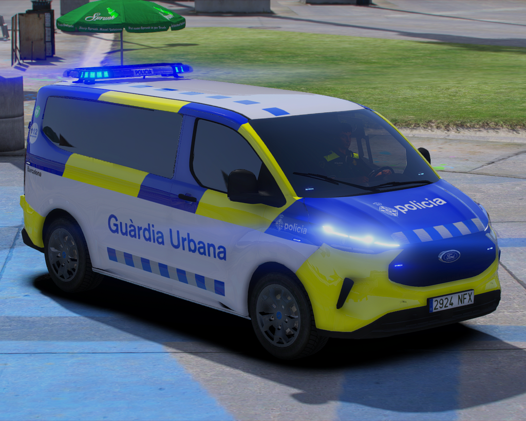 Ford Transit Custom Guàrdia Urbana BCN