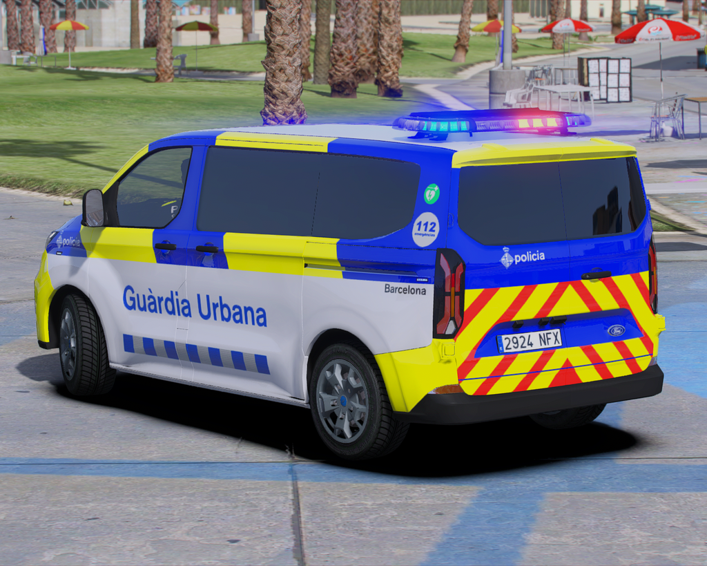 Ford Transit Custom Guàrdia Urbana BCN