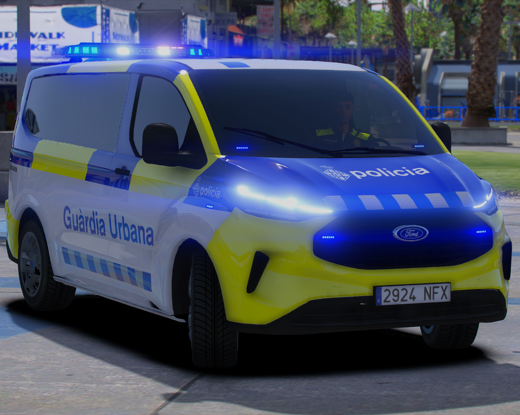 Ford Transit Custom Guàrdia Urbana BCN