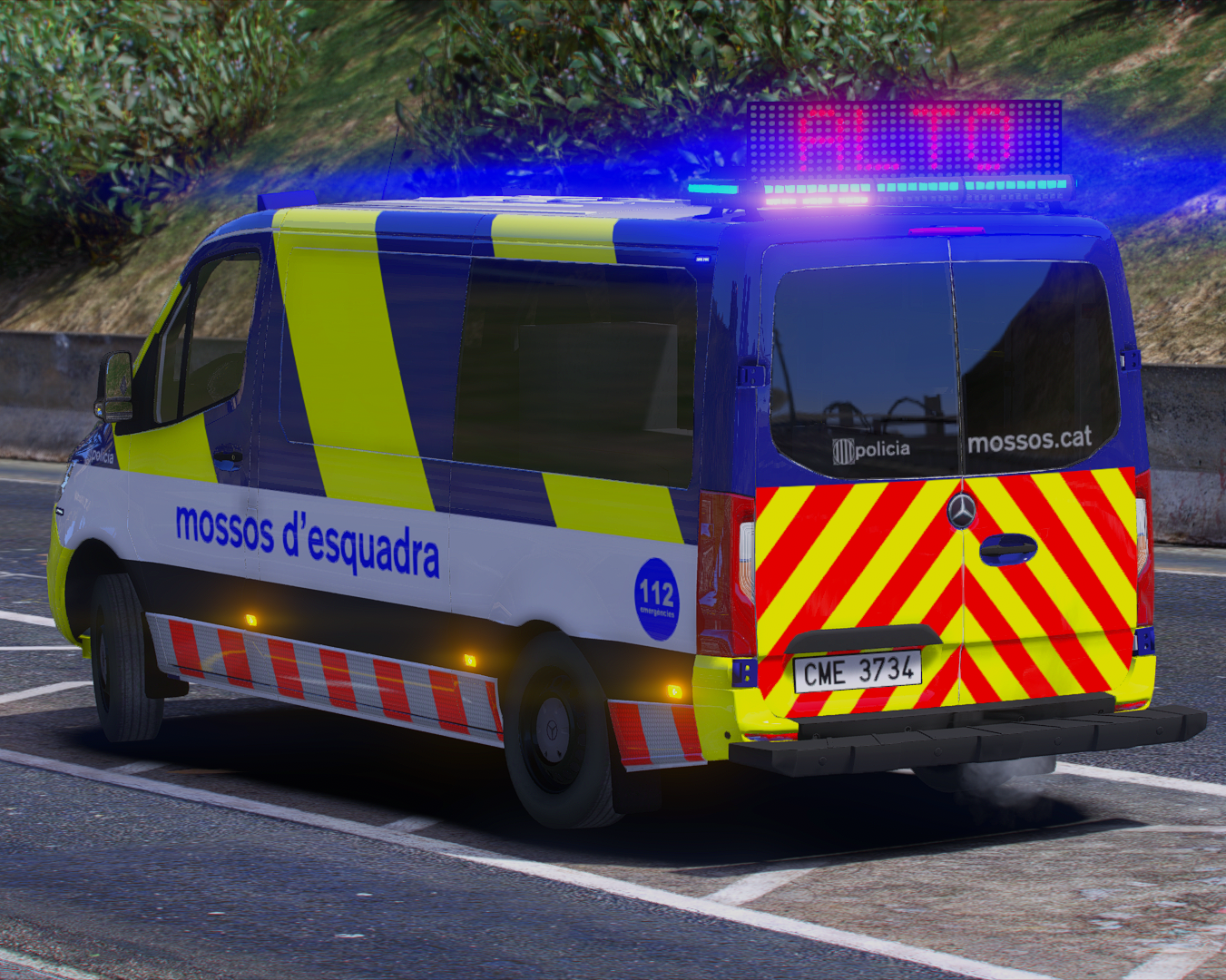 Mercedes Sprinter Mossos d'Esquadra Trànsit