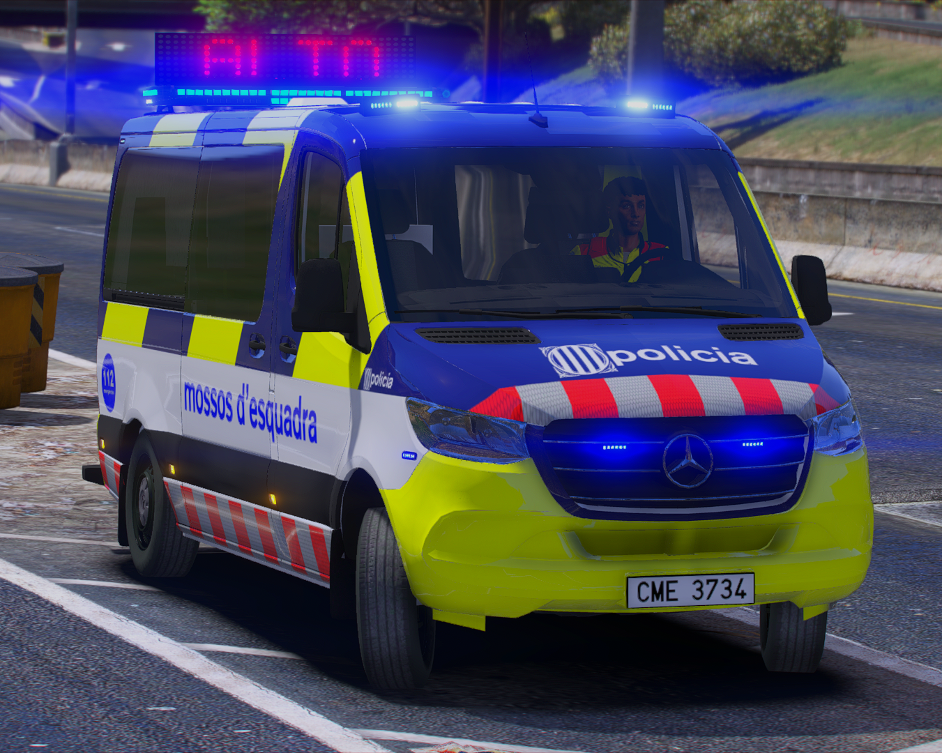 Mercedes Sprinter Mossos d'Esquadra Trànsit