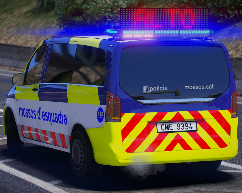 Mercedes Vito Mossos d'Esquadra Trànsit