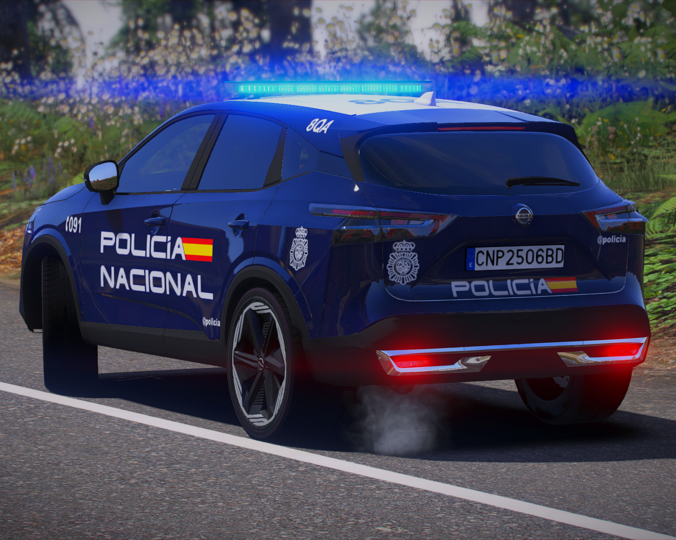 Nissan Qasqhai Policia Nacional
