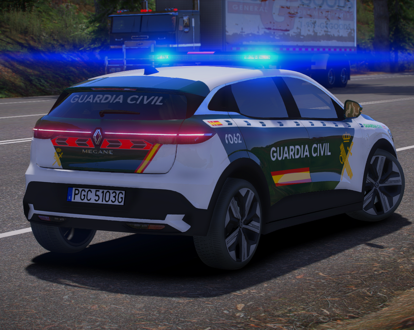 Renault Megane E-Tech Guardia Civil