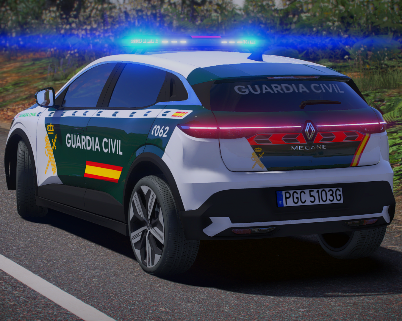 Renault Megane E-Tech Guardia Civil
