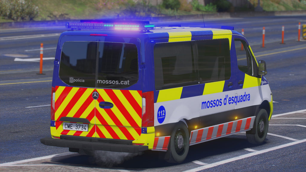Mercedes Sprinter Mossos d'Esquadra Trànsit