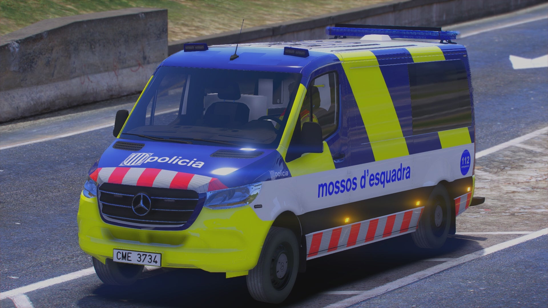 Mercedes Sprinter Mossos d'Esquadra Trànsit