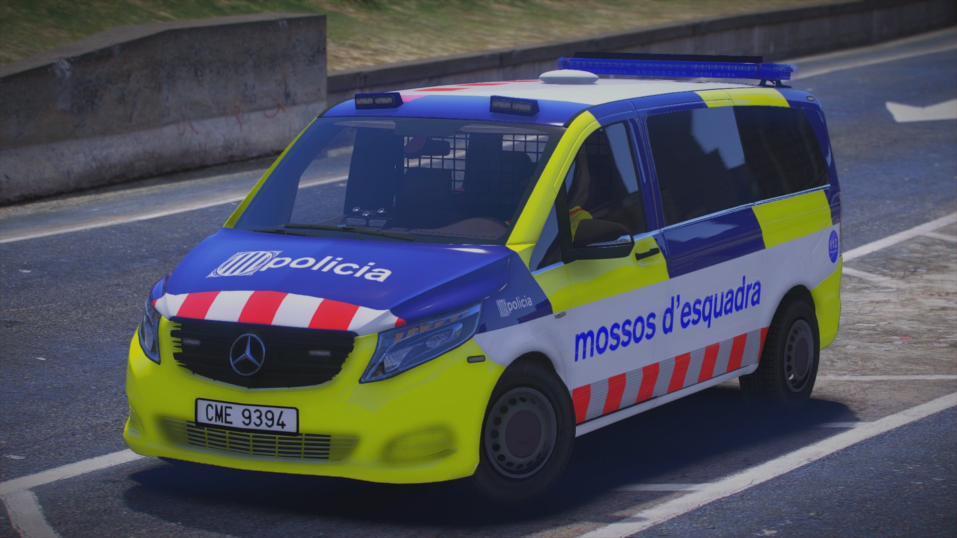 Mercedes Vito Mossos d'Esquadra Trànsit